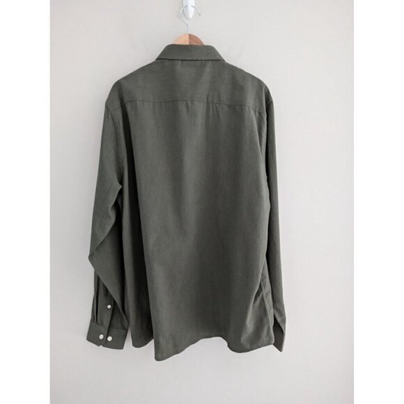 Stitch Note Classic Long Sleeve Egyptian Cotton Button Down Shirt Size XL - Picture 2 of 8